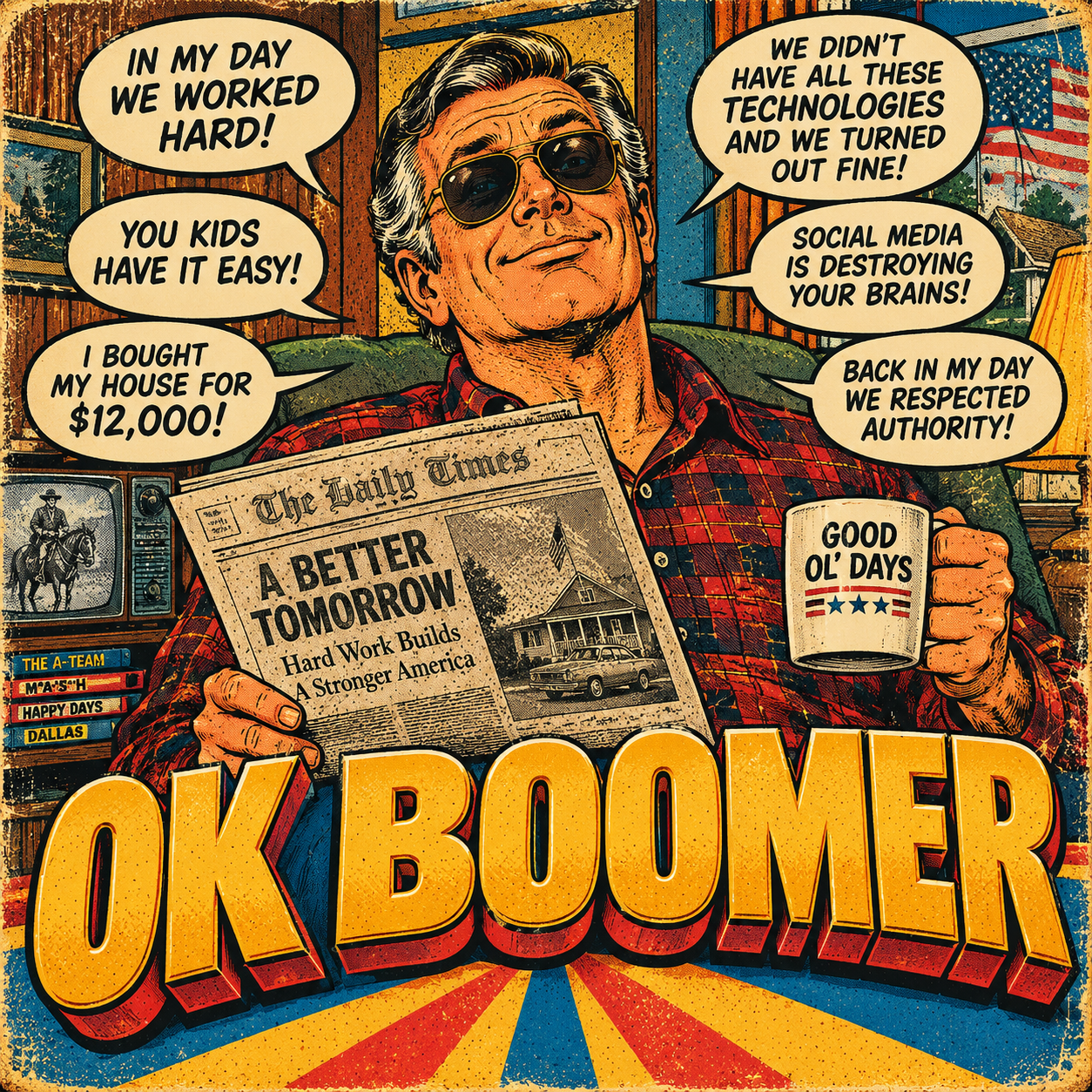 Boomer Lingo Bingo